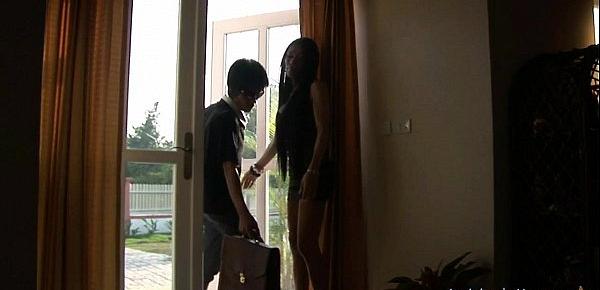  Asian Transsexual Drilled in her Ass